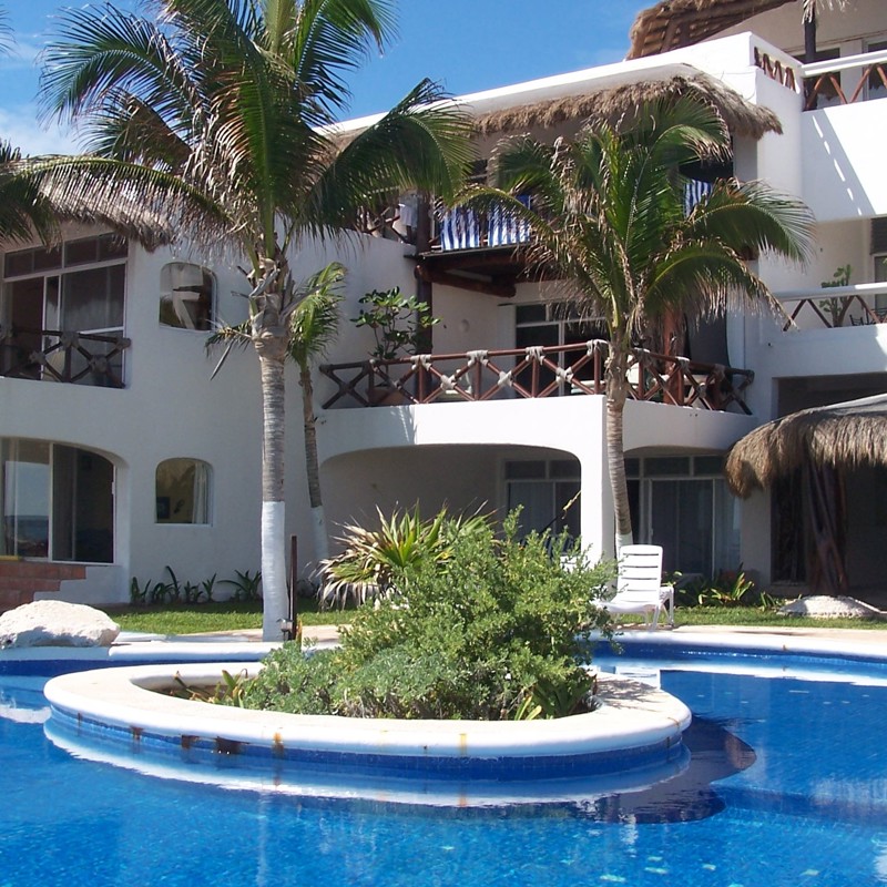 I:\AXUMIMAGES\Mellemamerika\Mexico\Hoteller\Akumal Mi Casa del Mar\A-1 and pool