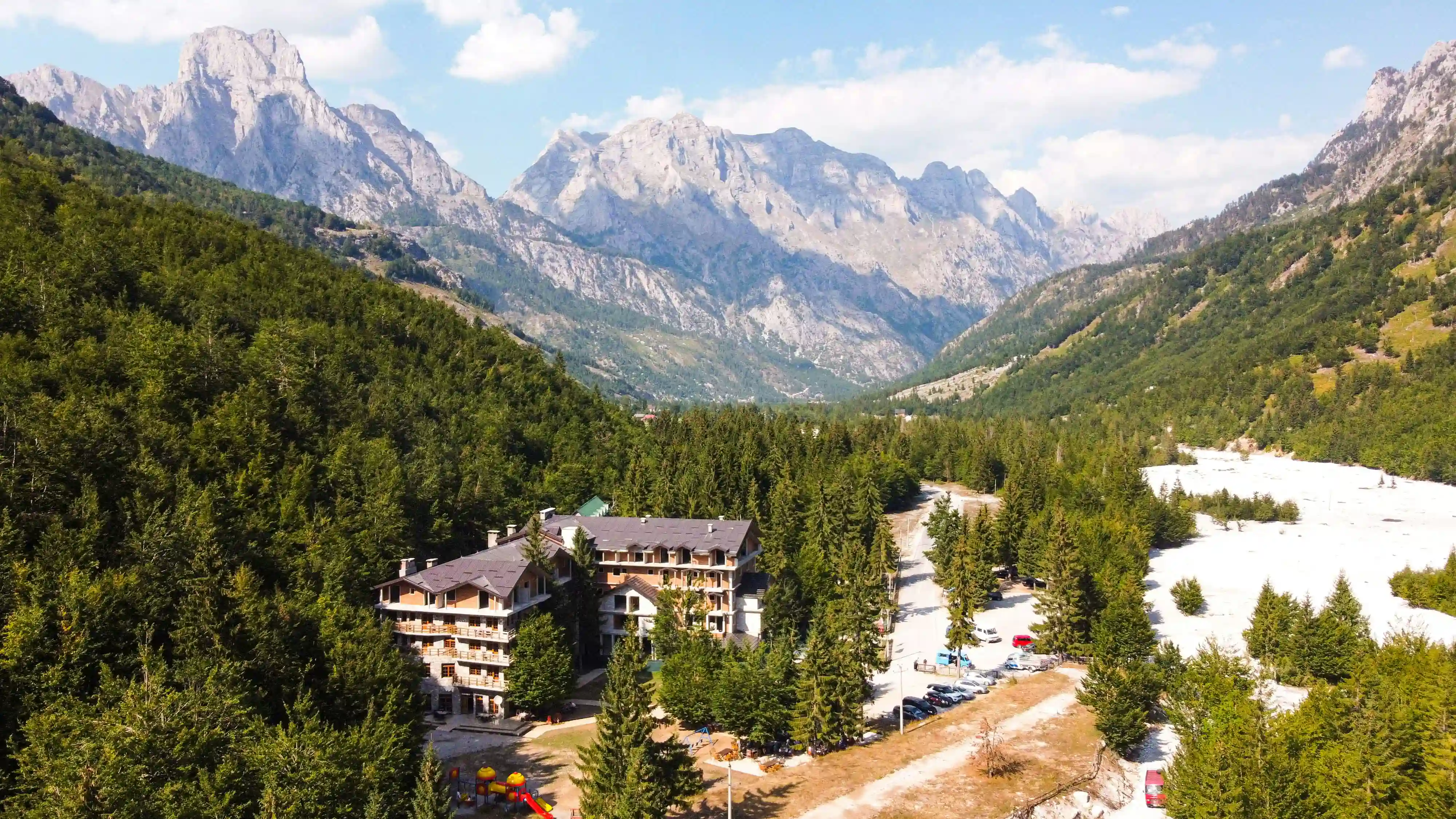 Valbona, Nordøst, Albanien - by og bjerge