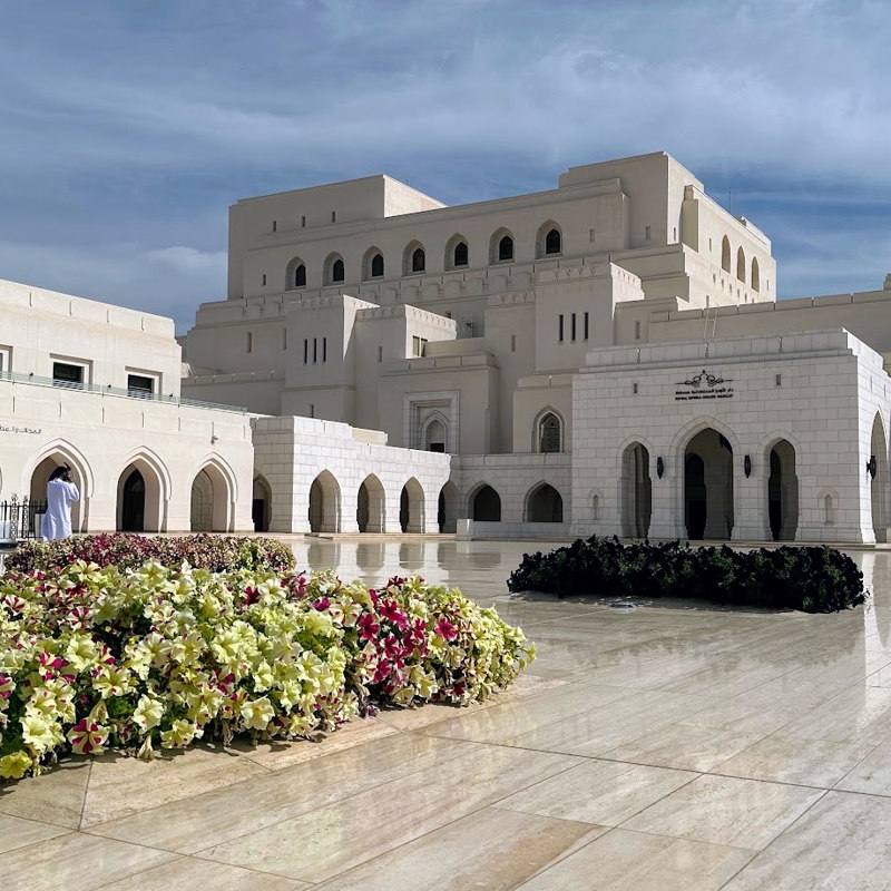 Arkitekturen i Muskat er et fantastisk syn