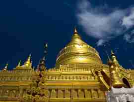 Myanmar - Den gyldne Shwezigon pagode