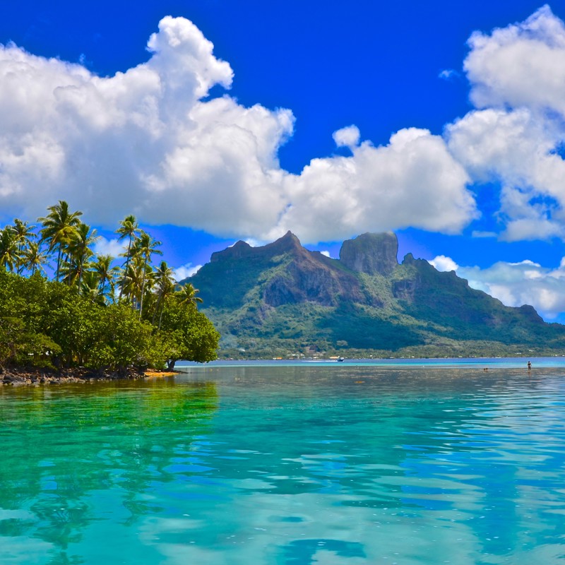 Det ligner næsten et postkort, Bora Bora, Fransk Polynesien