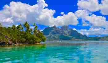 Det ligner næsten et postkort, Bora Bora, Fransk Polynesien