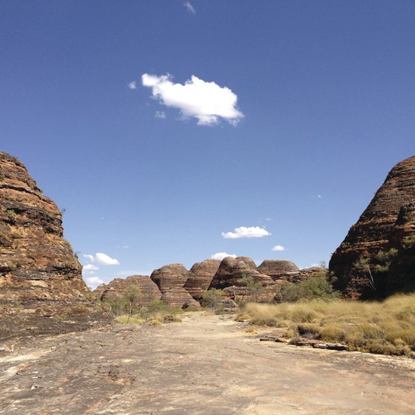 Bungle Bungle en skyfri dag, Kimberley's, Australien
