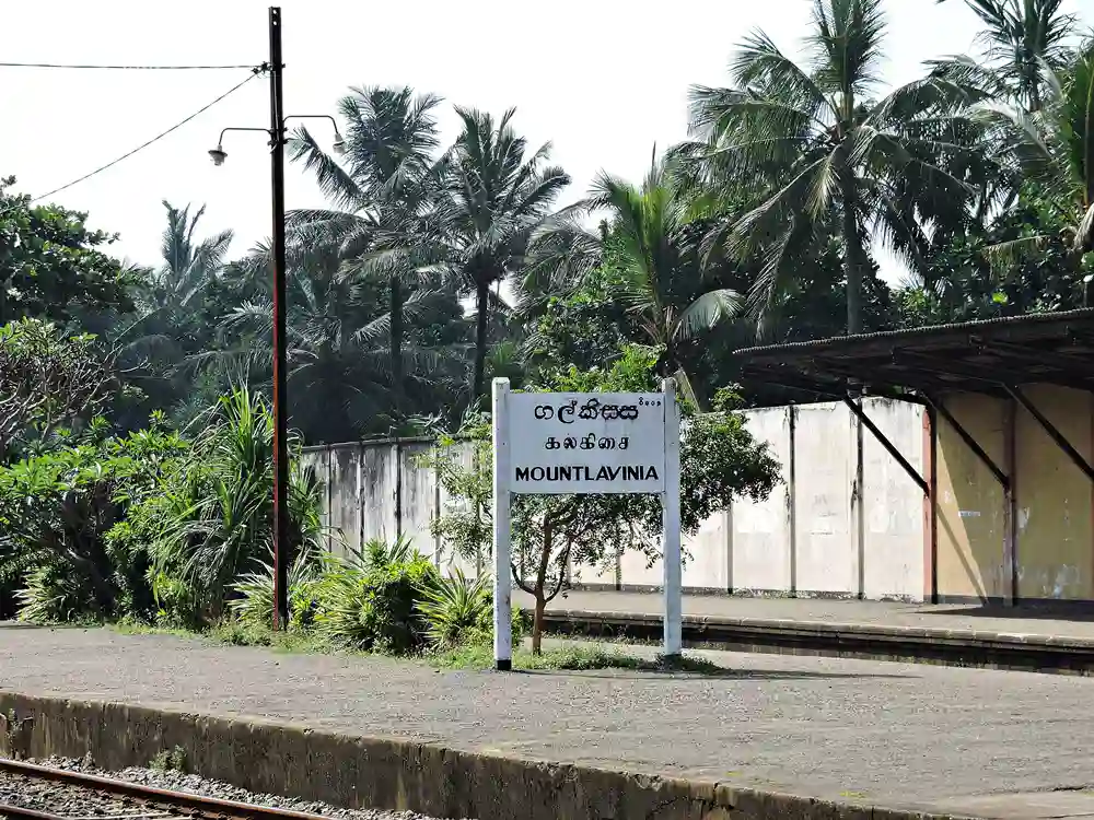 Tog ved Colombo i Sri Lanka