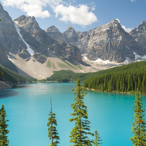 Lake Moraine Valley of the Ten Peak Canada