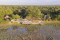 I:\AXUMIMAGES\Afrika\Zambia\Pakker\22619 -South Luangwa & Lower Zambezi, With Baines River Camp\Drone Lodge view