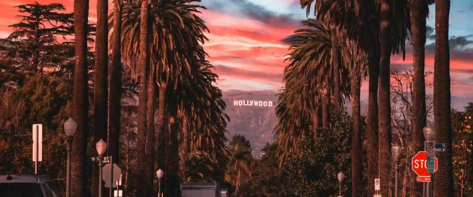 Hollywood I Aftensol Bannerbillede
