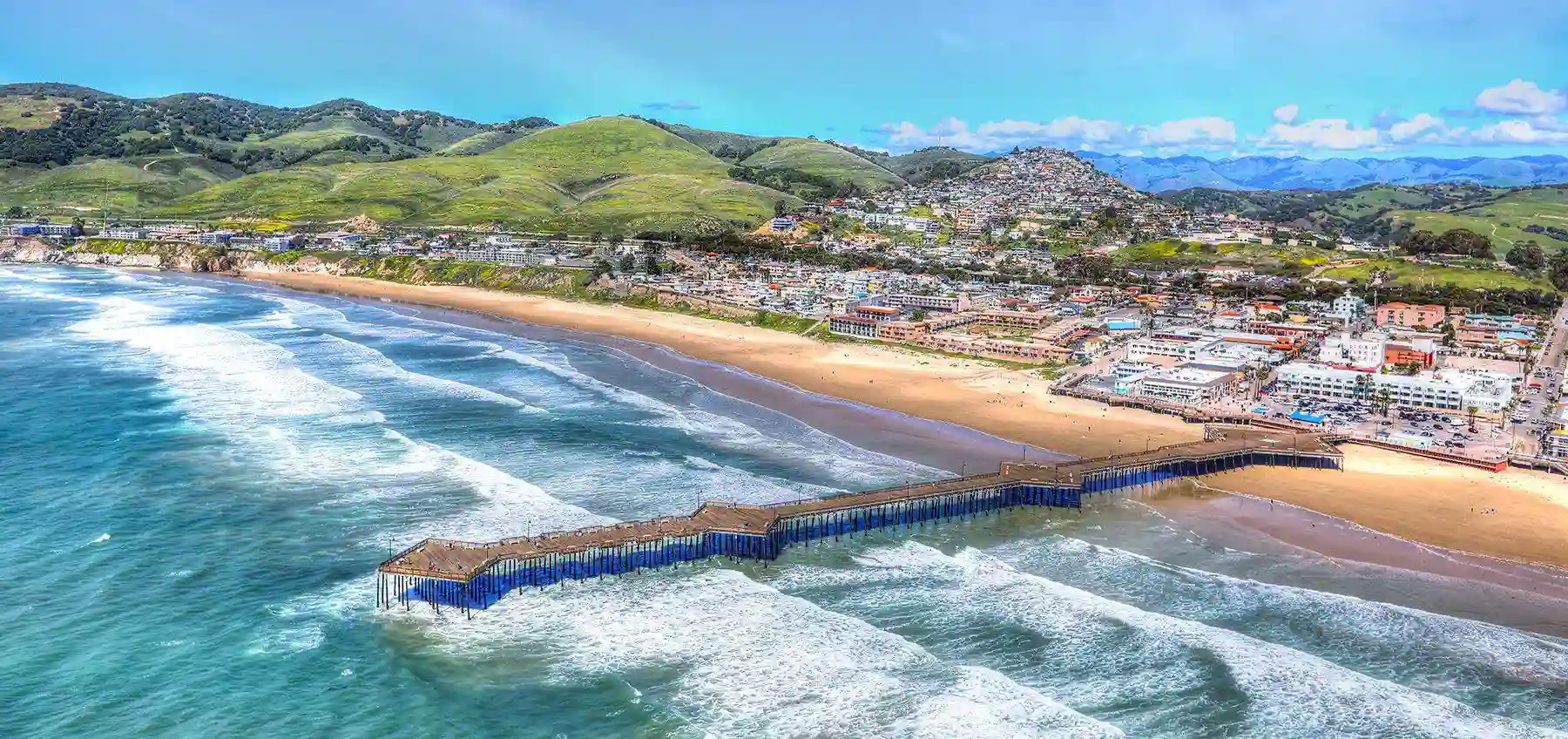 Pismo Pier på Pismo Beach i Californien