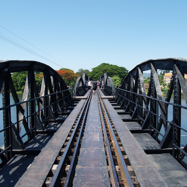 Broen over floden Kwai, Thailand