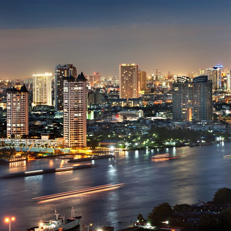 Bangkok by night, Thailand