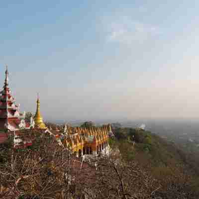 Flot udsigt over Mandalay, Myanmar