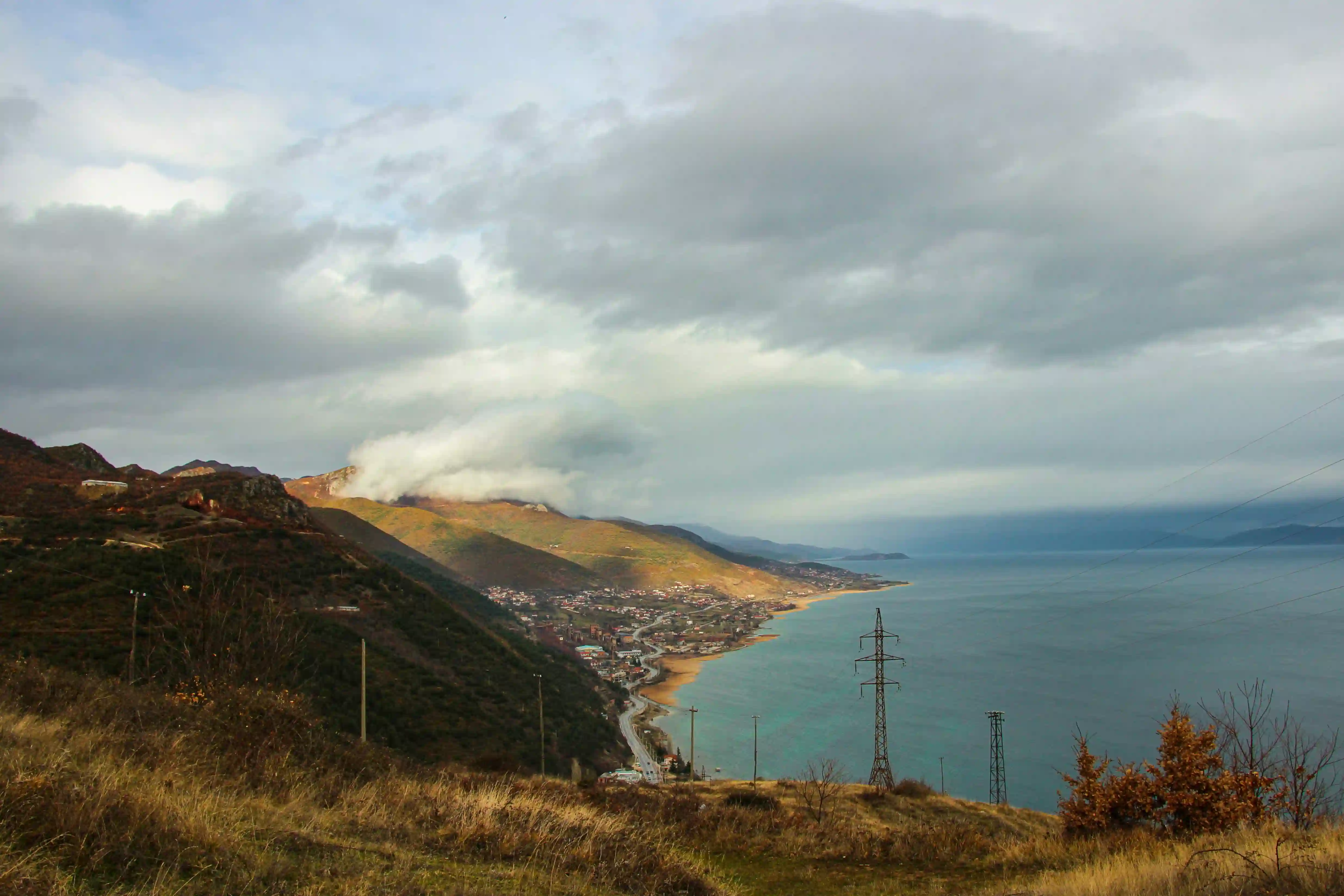 Udsigt over Pogradec