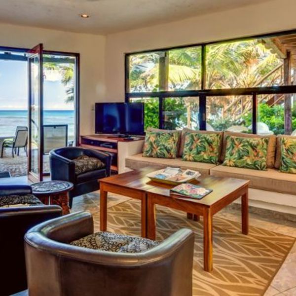 Hyggelig opholdsstue i Mexico villa