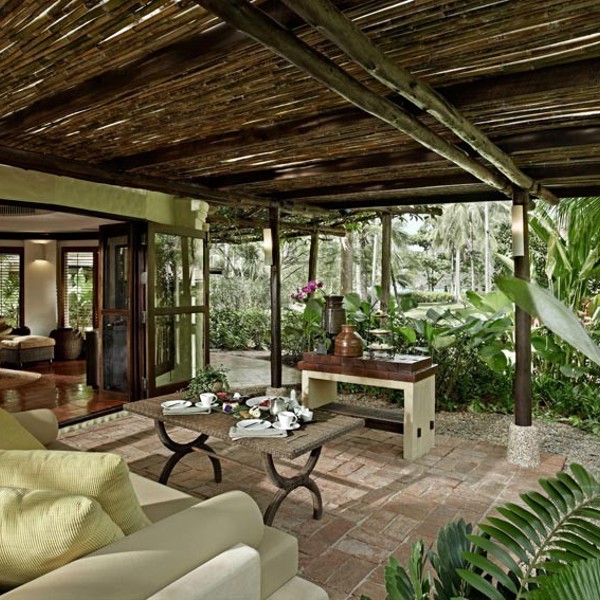 Terrace Pavillion, terrassen, Rayavadee, Thailand