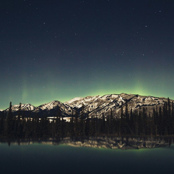 Nordlys over Jasper Canada
