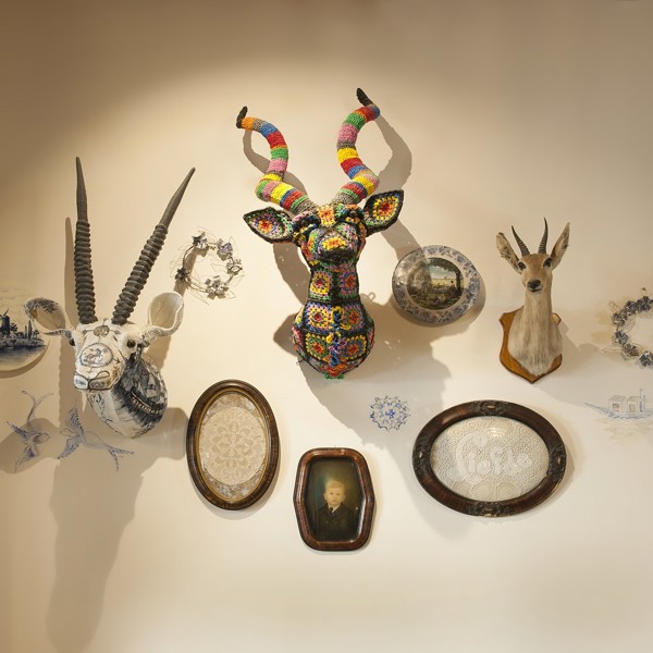 Dekorativ udsmykning på Oude Werf, Stellenbosch, Sydafrika