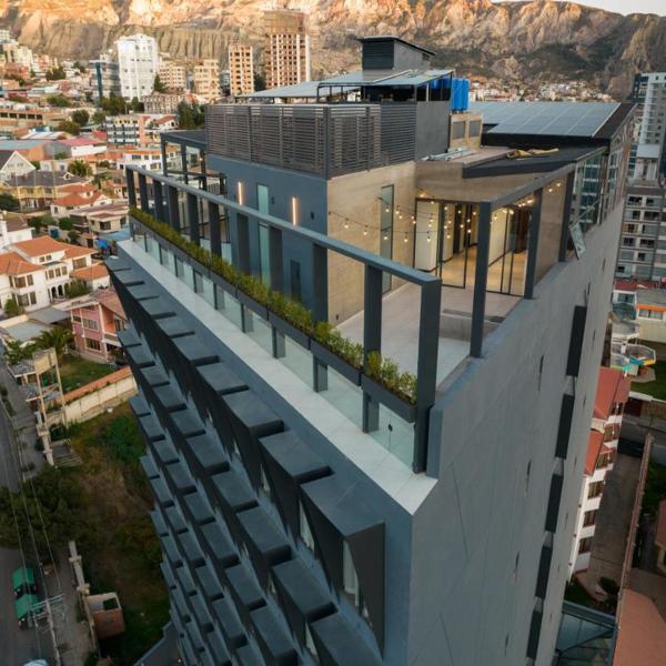Met Hotel, La Paz, det ydre