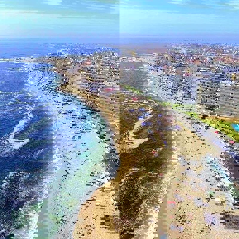 Povoa de varzim, stranden