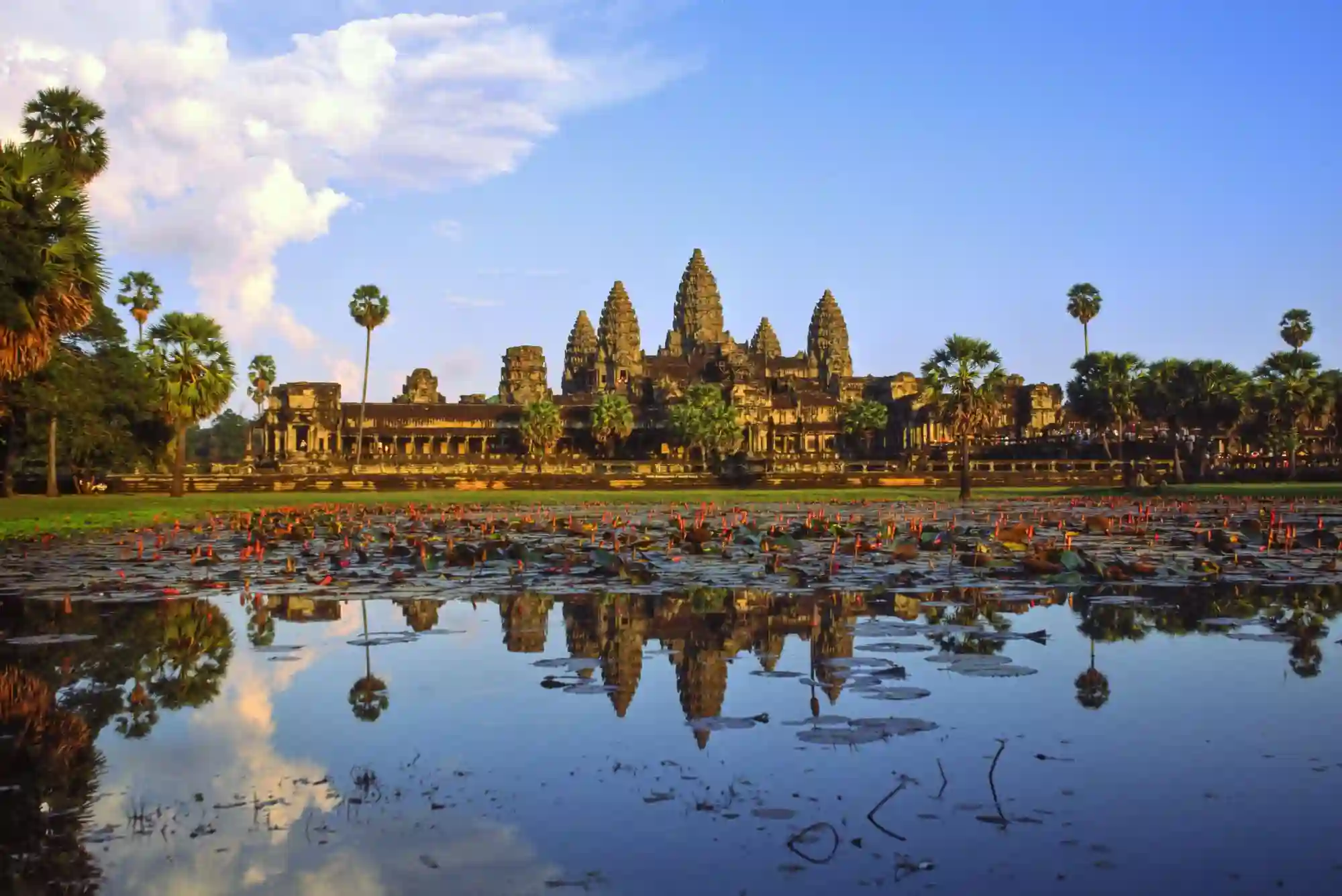 Postkortbillede fra Angkor Wat, Siem Reap, Cambodia