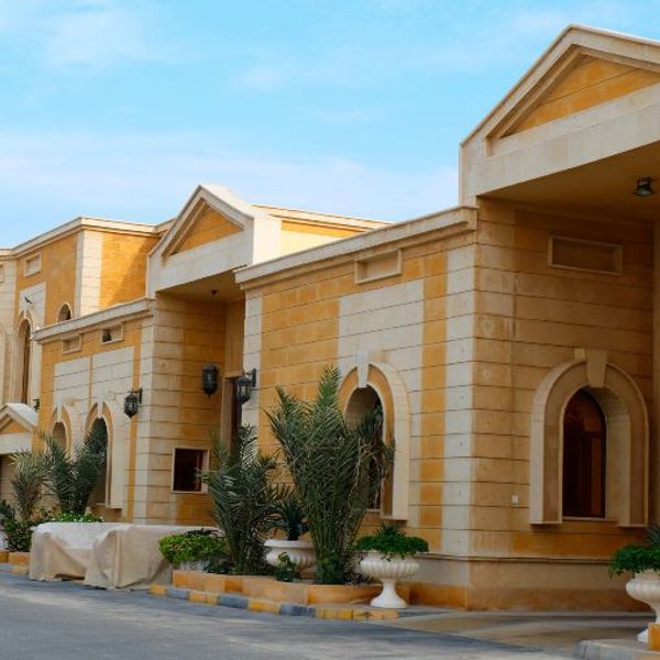 Gule bygninger i Qatar