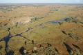 Okavango-deltaet set fra luften
