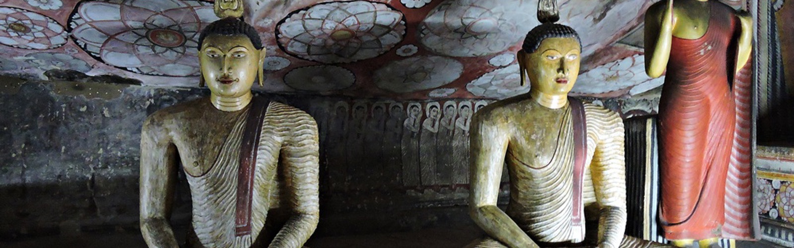 Statuer i grotterne, Dambulla, Sri Lanka
