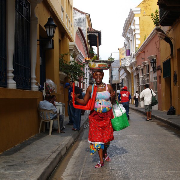 Lokal kvinde i Cartagena