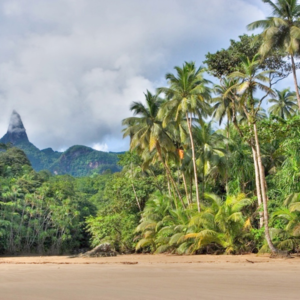 Principe - udsigt fra stranden