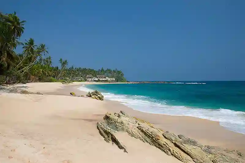 Stranden ved Bentota