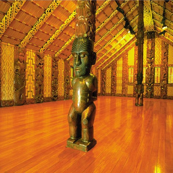 Maorikultur ved Paihia, New Zealand