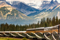 Panoramatog gennem Rockies med bjergtog