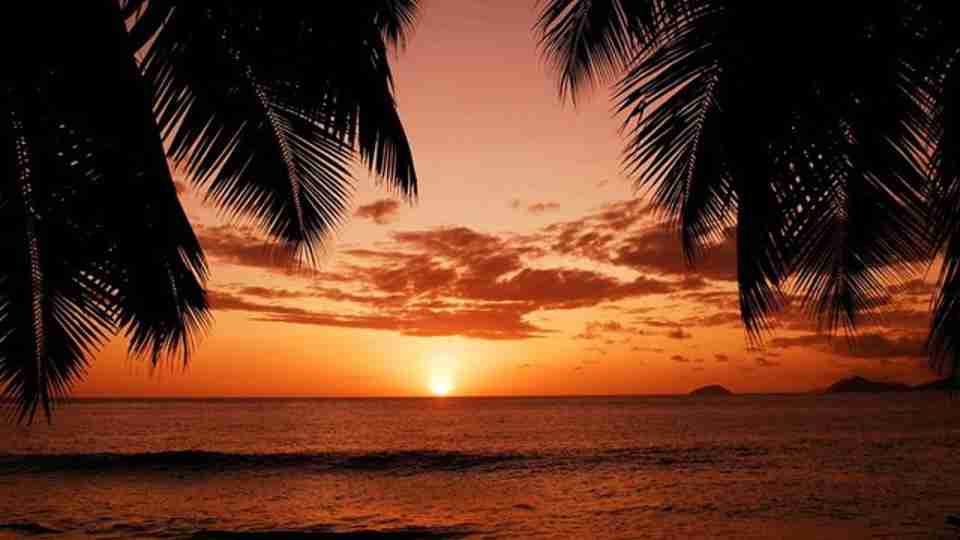 Seychellerne Solnedgang