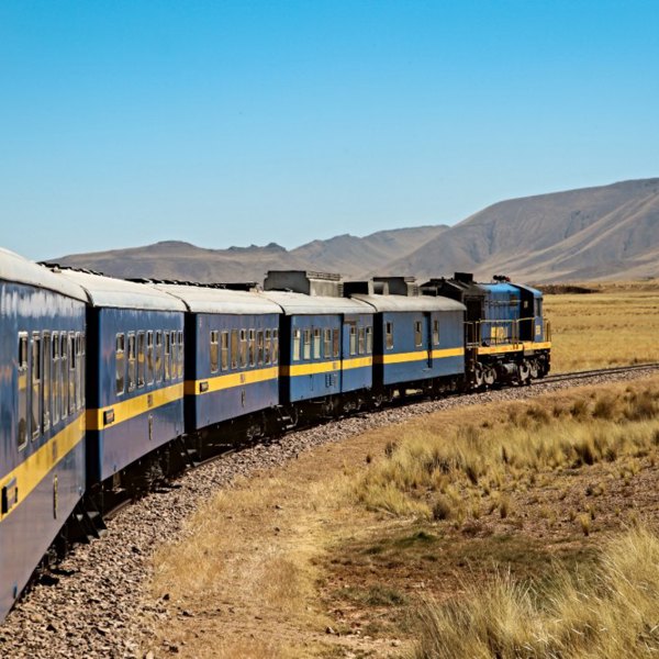 Machu Picchu med tog