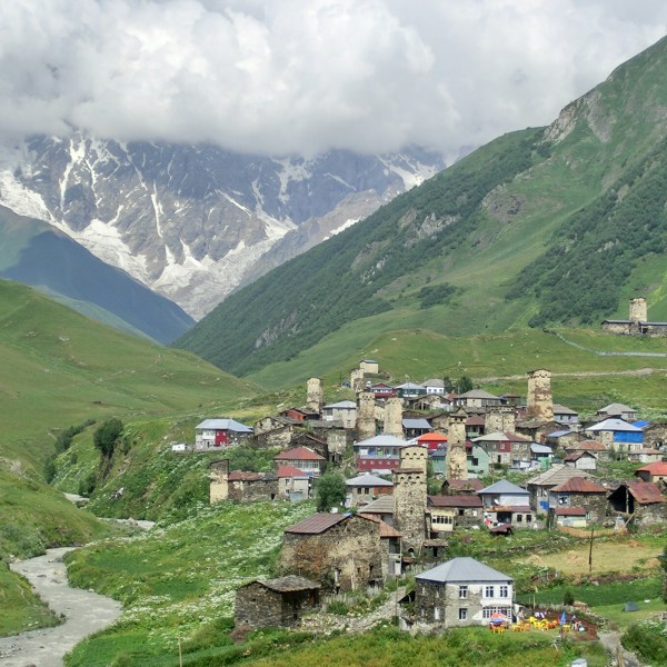 Ushguli i Georgien
