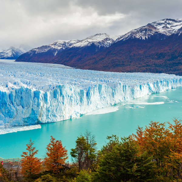 Gletsjer i Patagonien