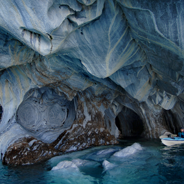 Marmorgrotter - chile