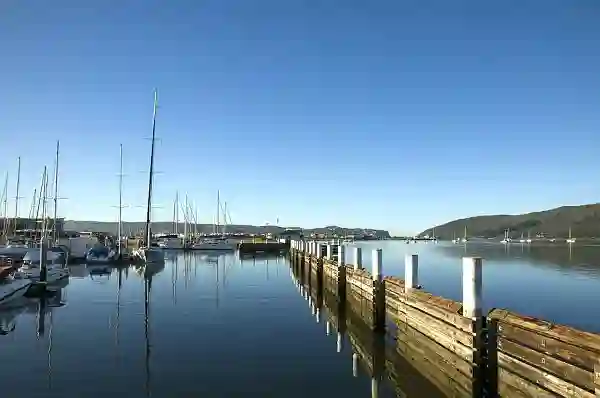 Havnen, Knysna, Garden Route, Western Cape Province, Sydafrika